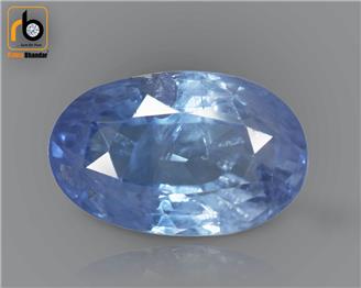 NATURAL  H&T  BLUE Sapphire / Neelam 5.05 cts. ( 67165 )